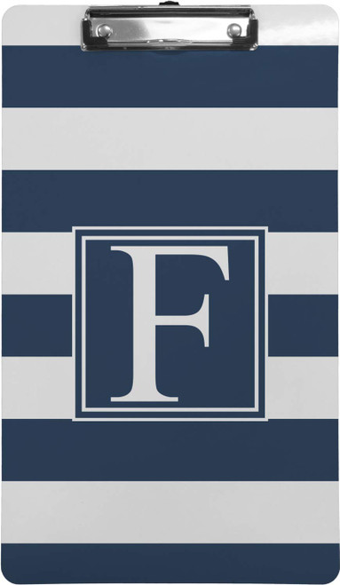 Personalized Horizontal Stripe Clipboard (Legal Size)