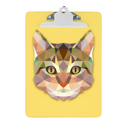 Clipboard Triangle Cat Kitten