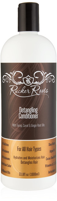 Rucker Roots Detangling Conditioner -33.8oz| Turnip, Carrot, & Ginger Root Oils|