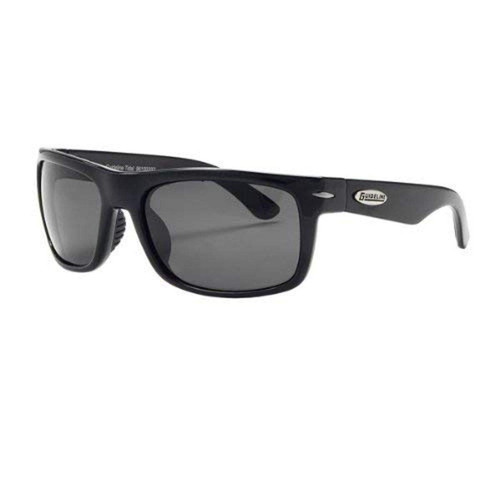 Guideline Eyegear Tidal Sunglass, Shiny Black Frame, Deepwater Gray Polarized Lens, Medium/Large