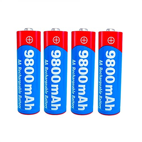 Rechargeable Batteries 9800Mah Rechargeable Battery Aa Aaa1.5 V Rechargeable New 1.5V Alkaline. 1.5 V 4Pcs