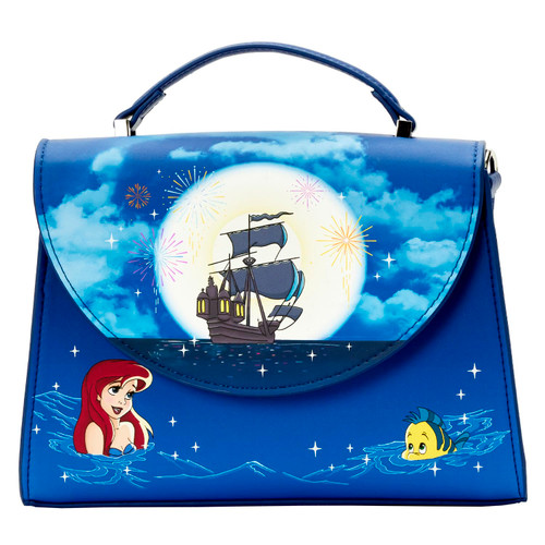Loungefly Disney The Little Mermaid Ariel Fireworks Cross Body Bag Loungefly Disney The Little Mermaid Ariel Fireworks Cross Body Bag