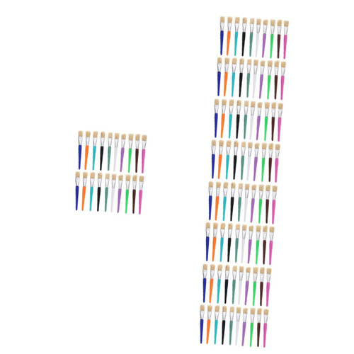 TEHAUX 100 Pcs Children's Graffiti Brush Bristle Oil Brush Paint Brush Children s Paintbrush Oil Painting Brush Acrylic Paint Paintbrush Holder Bulk Student Bristle Hair Watercolor Brush TEHAUX 100 Pcs Children's Graffiti Brush Bristle Oil Brush Paint Brush Children s Paintbrush Oil Painting Brush Acrylic Paint Paintbrush Holder Bulk Student Bristle Hair Watercolor Brush