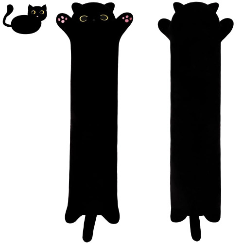 MIAOHAHA Plush Black Cat Toy Kids Plush Toy Pillow Cute Plush Cat Toy Gift for Kids(Black, 130cm/51.1in) MIAOHAHA Plush Black Cat Toy Kids Plush Toy Pillow Cute Plush Cat Toy Gift for Kids(Black, 130cm/51.1in)