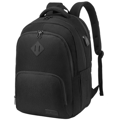 LOVEVOOK Laptop Backpack for Women Men, Classical 17" Laptop Bag with Separate Computer Compartment for Work Travel, Fashion Daypack