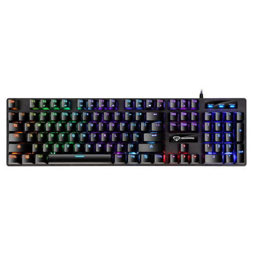 PIPL Mechanical Keyboard Mechanical Gaming Keyboard, Wired Gaming Keyboard with Chromatic Color Backlit, 104 Keys Gaming Keyboard for Windows