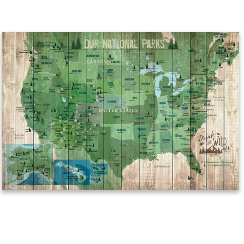 National Parks Map, National Parks Gifts, National Parks Poster, American Outdoors, 63 National Parks National Parks Map, National Parks Gifts, National Parks Poster, American Outdoors, 63 National Parks
