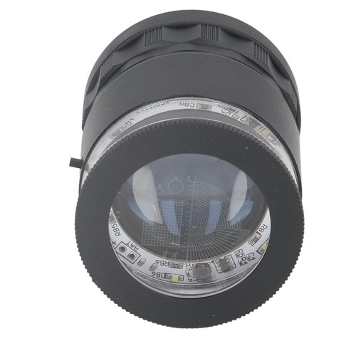 10X Illuminated Jewelers Loupe Magnifier with LED Light, Rechargeable Portable Magnifying Glass with 28mm Field of View, Jewelry Eye Magnifier for Jewelry,Gems, Coins, Hobby Tool