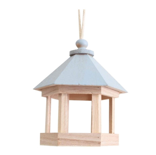 Bird Feeder Bird Feeders for Outside Wooden Birdhouse Hanging Wild Bird Feeder for Wild Birds Garden Outdoors Indoors Bird Feeders for Outdoors Garden