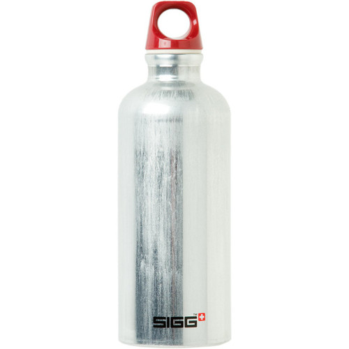Sigg Traveler Classic Water Bottle (0.6-Liters, Aluminum, Cap Color May Vary)