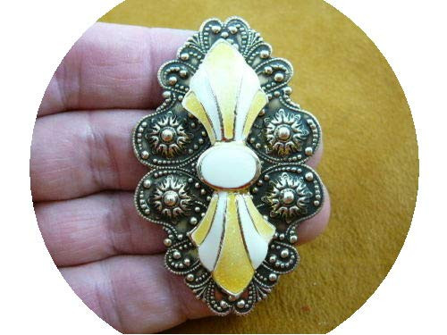 Yellow + Cream Sparkle Victorian Brass Pin Brooch Pendant Sparkling Rhinestone Women Brooch Crystal Pin Vintage Brooch Pin for Women Costume Accessory Yellow + Cream Sparkle Victorian Brass Pin Brooch Pendant Sparkling Rhinestone Women Brooch Crystal Pin Vintage Brooch Pin for Women Costume Accessory