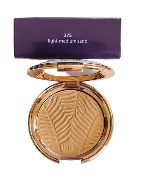 tarte Amazonian clay blurring powder foundation 27S Light-Medium Sand