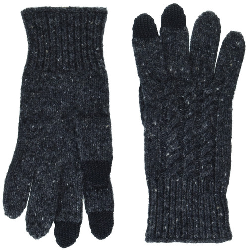 Pendleton Women's Cable Texting Glove, Black, One Size