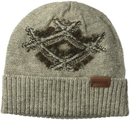 Pendleton Women's Fringed Beanie, Brown, One Size