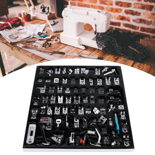 Yosoo Sew Machine Presser Foot Set, 72Pcs Household Sewing Machine Presser Press Foot Kit Multifunctional Sewing Accessories Yosoo Sew Machine Presser Foot Set, 72Pcs Household Sewing Machine Presser Press Foot Kit Multifunctional Sewing Accessories