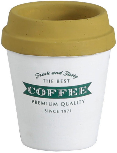 ???(Habiter) Avite JL-702-WH Flower Pot Amporte Flower Pot A, L, White, 5.3 x 4.3 x 4.3 inches (13.5 x 11 x 11 cm)