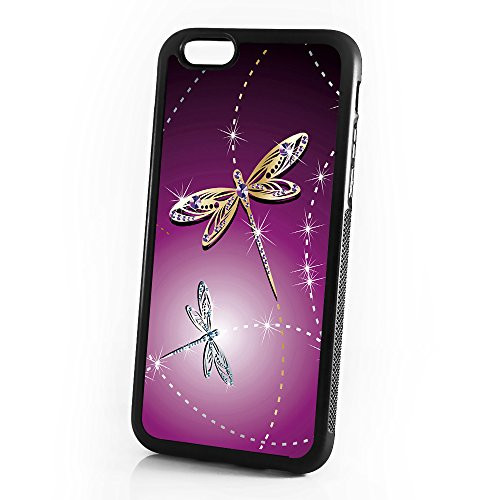 (For iPhone 8/iphone 7) Phone Case Back Cover - HOT4224 Purple Dragonfly