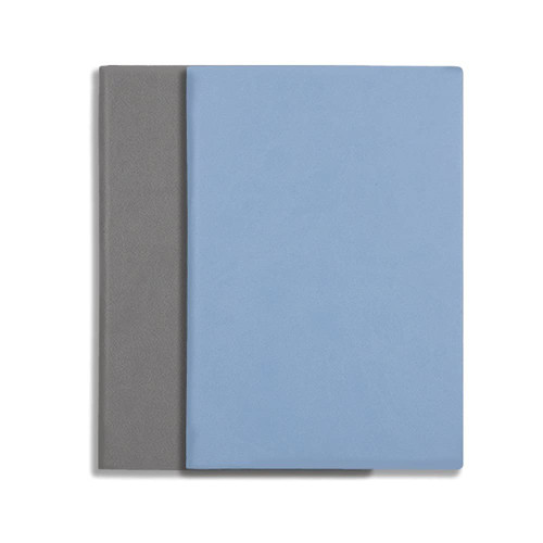 BDPP Journal Notebook Journal PU Leather Notebook Horizontal Diary Soft Cover Business Notepad Suitable for School, Meeting Records and Home Use School Office Business (Color : 2 Packs, Size : A6)