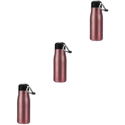 BESPORTBLE 3 pcs knight cup stainless steel cup rose gold Thermal jug sports Bike Water Bottle cup Riding Kettle riding outdoor Stainless Steel Cup kettle