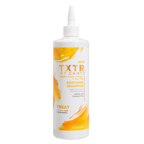Cantu TXTR Apple Cider Vinegar Tea Tree Soothing Shampoo, 16 Ounce (Pack of 12)