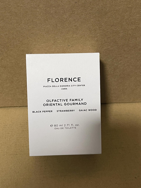 Zara FLORENCE EDT 80 ML (2.71 FL. OZ) Gourmand oriental eau de toilette