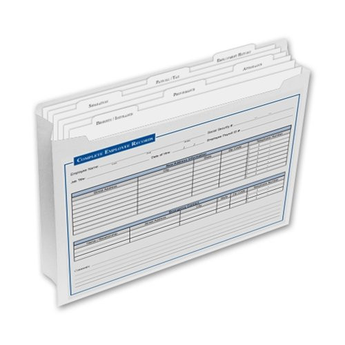 Employee Record Organizer, Labor Law Center - Expandable Personnel File