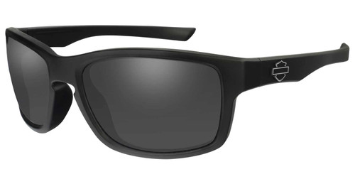 Harley-Davidson Men's Slot Bar & Shield Sunglasses - Gray Lenses/Black Frames