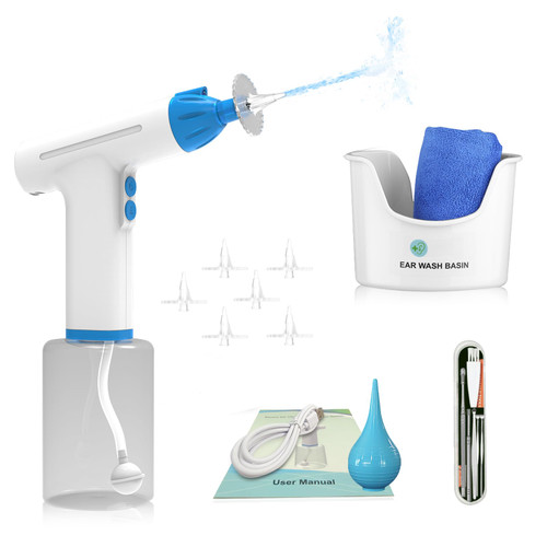 Ear Wax Removal Tool,Ear Cleaner -Ear Wax Removal Kit with LED Otoscope Ear Cleaning Kit Earwax Removal kit (Navy)