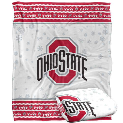 The Ohio State University Blanket, 50"x60" Winter Blanket Silky Touch Super Soft Throw Blanket