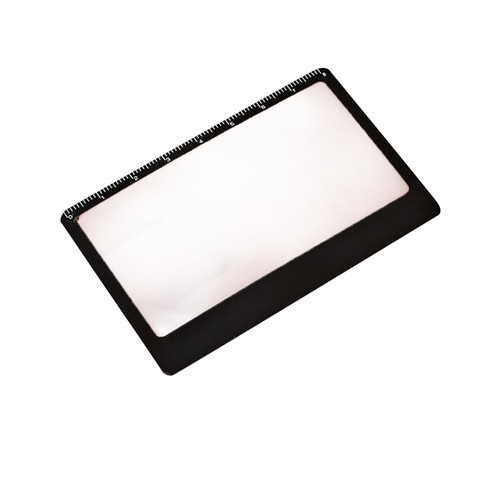 Magnifiers Portable 3X Card Style Ultra-Thin High Clarity Magnifying Glass Reading Magnifier for Outdoor Magnifying Glass Credit Card Size Magnifier