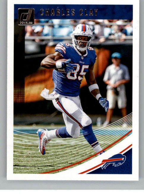 2018 Donruss Football #31 Charles Clay Buffalo Bills Official NFL Trading Card 2018 Donruss Football #31 Charles Clay Buffalo Bills Official NFL Trading Card