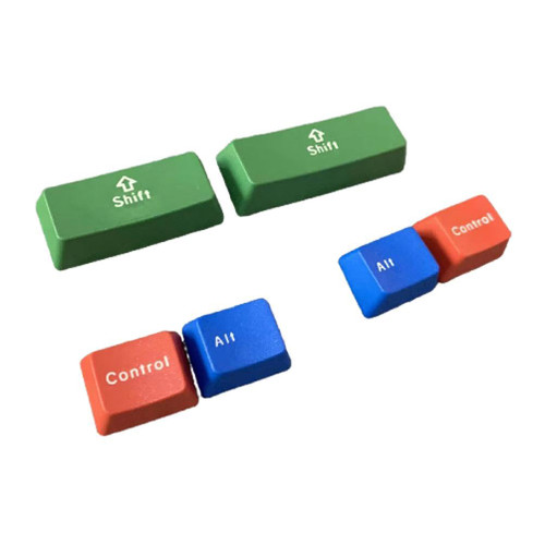 6PCS Keycaps Shift Contrl Alt OEM Height Keycap 1.25U 10mm DyeSUB Personality Keycap For Mechanical Keyboards PBT Keycaps Oil Resistant Keycaps Comfortable Typing Experience Birthday Gift For Gamers