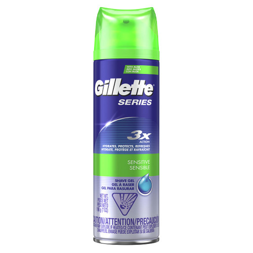Gillette Series Shaving Gel Sensitive Skin 7 oz(Packaging May vary)