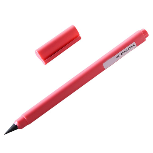 HOVTOIL Inkless Erasable Everlasting Pencil, Forever Pencil with Eraser, NO-Sharpening Pencils for Kids Student Writing Sketch Red
