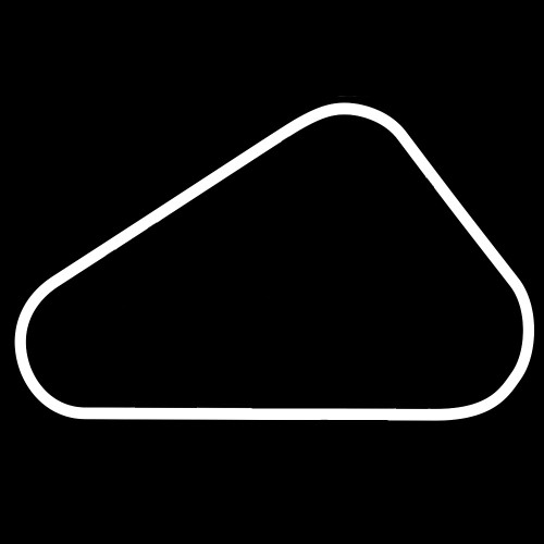 Pocono Raceway Track Map 6" Vinyl Sticker Car Decal (6" White) Pocono Raceway Track Map 6" Vinyl Sticker Car Decal (6" White)