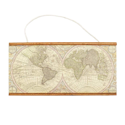 Odoria 1/12 Miniature World Map Dollhouse Decoration Accessories