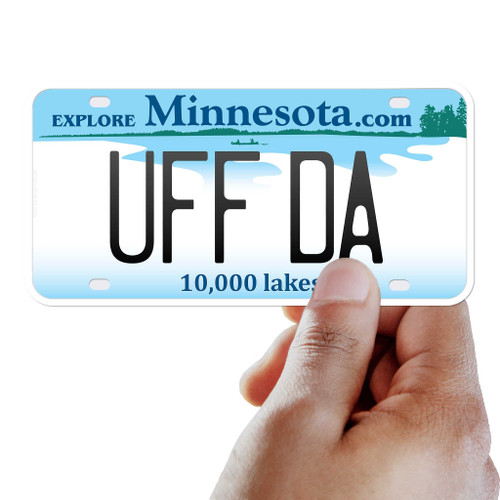 Uff Da Minnesota Bumper Sticker - Midwest Saying Decals for Hydroflask, Laptop, Car, Water Bottle