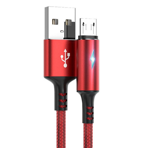 CactusAngui Charger 5A Micro USB Type-C Fast Fast Data Transfer Braided Cable Charging Cord Compatible with Android Phone - Red 1M Type-c