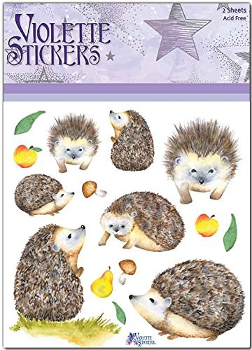 Violette Stickers Hedgehogs