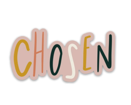 Swaygirls chosen sticker | Christian stickers about faith, Jesus, God, scripture, prayer | Waterproof vinyl decals for a Bible journal, hydro flask, laptop, water bottle etc Swaygirls chosen sticker | Christian stickers about faith, Jesus, God, scripture, prayer | Waterproof vinyl decals for a Bible journal, hydro flask, laptop, water bottle etc