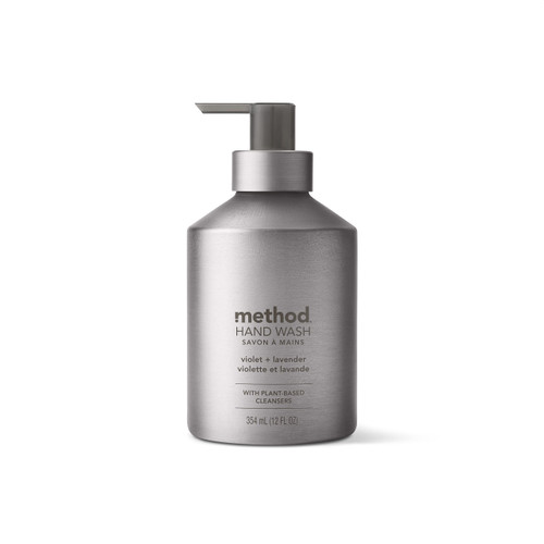 Method Premium Gel Hand Wash, Violet + Lavender, 12 Fl Oz (Pack of 1) Packaging May Vary Method Premium Gel Hand Wash, Violet + Lavender, 12 Fl Oz (Pack of 1) Packaging May Vary
