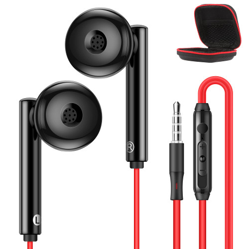 JAKPAK Wired Earbuds 3.5mm with Mic, Wired in-Ear Headphones 3.5mm Noise Canceling Deep Bass Stereo Sound Earphones Wired 3.5mm Headphones for iPhone 6/6S, iPad, Android Phones, MP3, Laptop JAKPAK Wired Earbuds 3.5mm with Mic, Wired in-Ear Headphones 3.5mm Noise Canceling Deep Bass Stereo Sound Earphones Wired 3.5mm Headphones for iPhone 6/6S, iPad, Android Phones, MP3, Laptop
