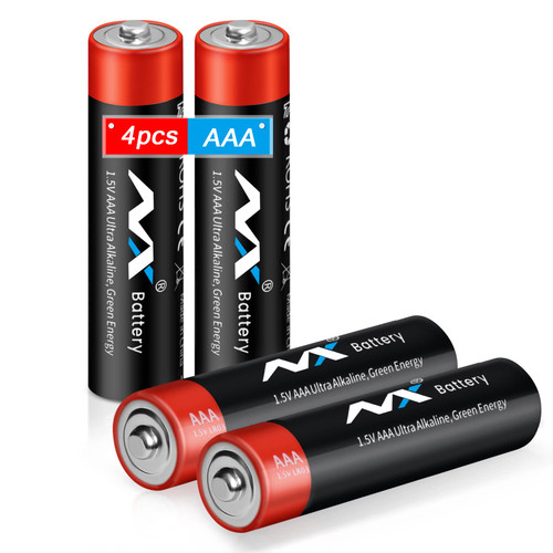 Tsrwuily AA & AAA Battery Super Alkaline Batteries, High-Performance Ultra Long-Lasting Alkaline - 4 Pcs AAA