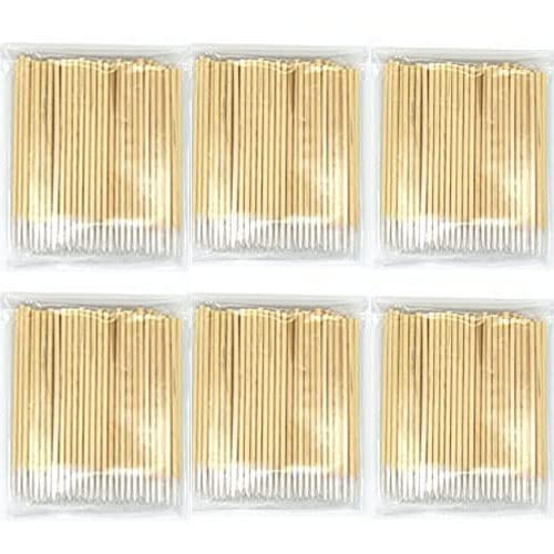 600 Count Microblading Cotton Swab Cotton Swabs Pointed Tip, Cotton Swabs Wood Sticks, Cotton Tipped Applicator, Tattoo Permanent Supplies, Makeup Cosmetic Applicator Sticks