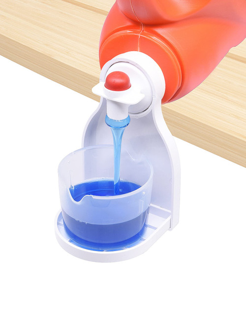 Laundry Detergent Cup Holder, Detergent Drip Catcher, Fabric Softener Liquid Tray Dispenser Organizer Drip Catcher, Quality plastic material Cup Holder, Keep Laundry Room Tidy (1 Pack)