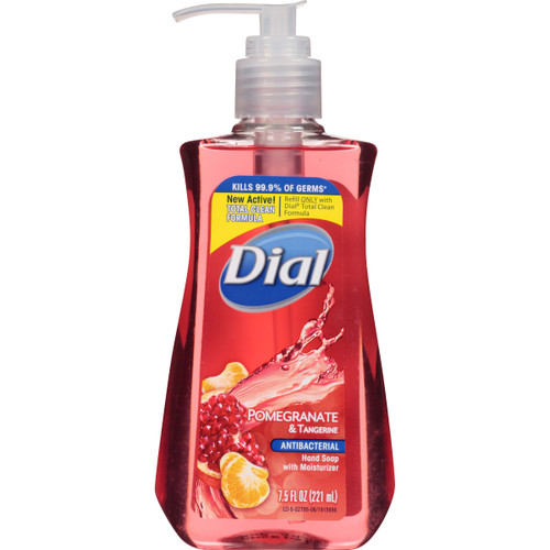 Dial Antibacterial Liquid Hand Soap, Pomegranate & Tangerine, 7.5 Ounce Dial Antibacterial Liquid Hand Soap, Pomegranate & Tangerine, 7.5 Ounce
