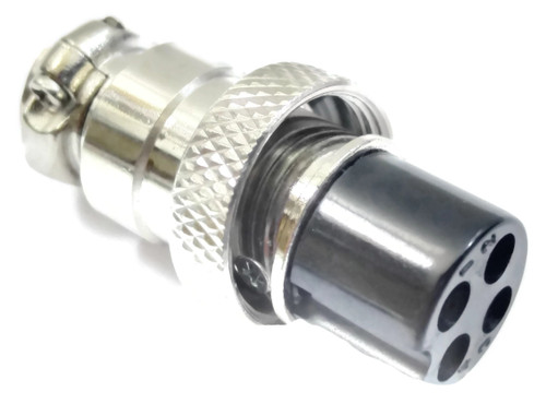 Liberty CB Accessories CB Ham Radio Microphone 4-Pin Replacement Female Mic Connector Plug End