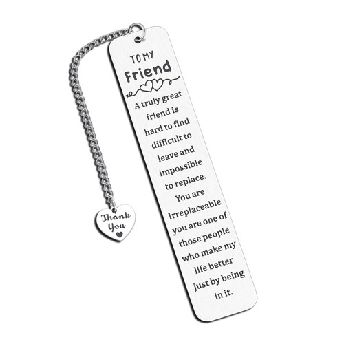 Best Friend Gifts for Women Friendship Gift for Women Friends Stocking Stuffers Sentimental Gifts Bookmark for Friends Christmas Birthday Gift for Best Friends Graduation Gifts for Bestie Friend Gifts