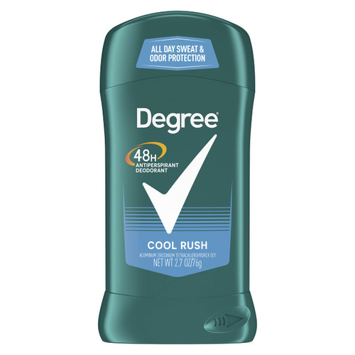 Degree Men Original Antiperspirant Deodorant for Men, 48-Hour Sweat and Odor Protection, Cool Rush 2.7 oz Degree Men Original Antiperspirant Deodorant for Men, 48-Hour Sweat and Odor Protection, Cool Rush 2.7 oz