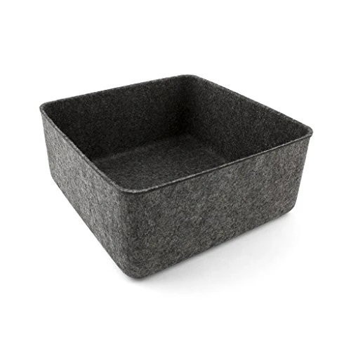 Three By Three Seattle Felt Organizer, Charcoal, 9 x 9" (48003)